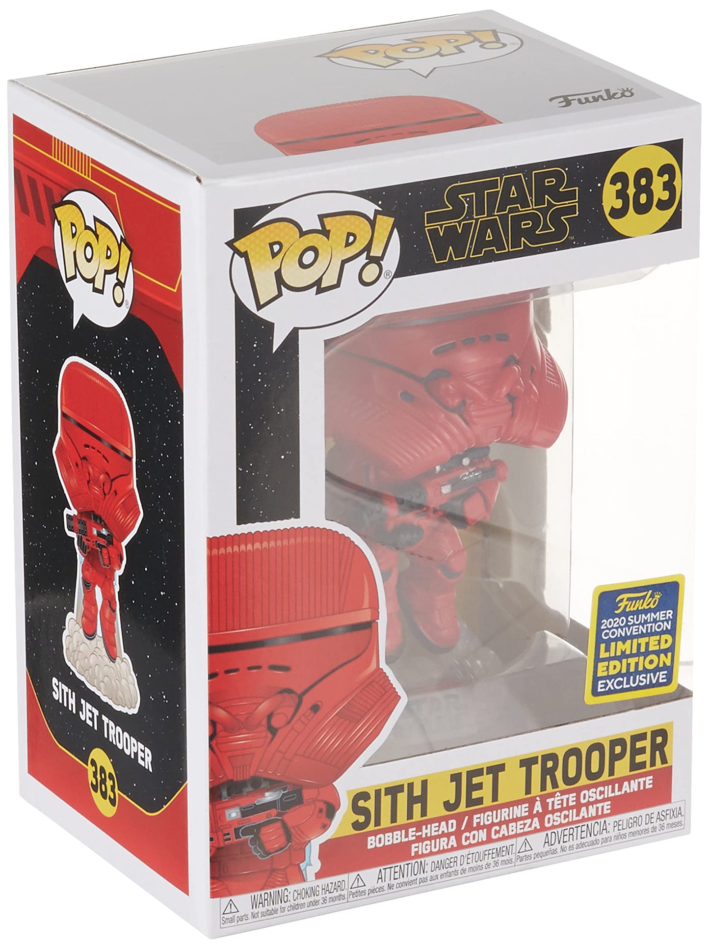 Funko Pop! Star Wars: Rise of Skywalker - Sith Jet Trooper, Summer Convention Exclusive