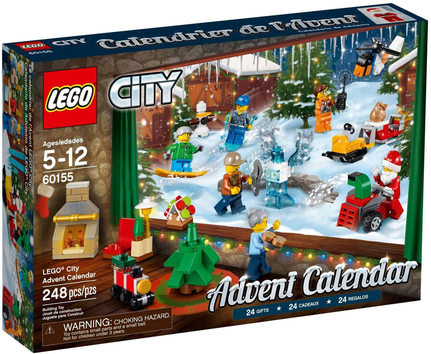 LEGO 6174567 City Advent Calendar 60155 Building Kit