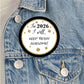 Big Dot of Happiness New Year's Eve - Gold - 2026 New Years Eve Party Funny Name Tags - Party Badges Sticker Set of 1