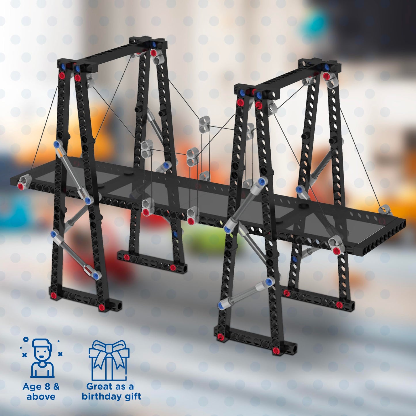 Thames & Kosmos | Structural Engineering: Bridges & Skyscrapers | Science & Engineering Kit | Build 20 Models | Learn about Force, Load, Compression