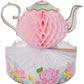 Creative Converting Floral Tea Party Centerpiece, 1 ct Multicolor, 9" x 10"