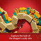 LEGO Spring Festival Auspicious Dragon Buildable Figure, Dragon Toy Building Set, Great Spring Festival Decoration or Unique Gift for Boys and Girls