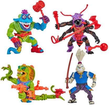 Teenage Mutant Ninja Turtles TMNT Classic Mutants 4 Pack Action Figures with Accessories