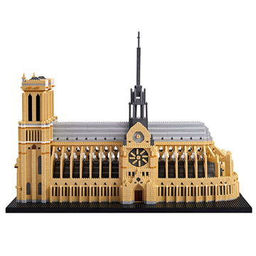 Notre Dame de Paris 7380 PCS Micro Building Blocks Set - Detailed Architectural Model Kit for Adults & Teens, Creative DIY Gift Idea, Miniature