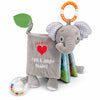Elephant Baby Toy, Baby Toys 0-6 Months, Infant Toys 6-12 Months, Lovey Crinkle Books for Babies, Sensory Toys,Baby Teething, Baby Rattle,Touch Feel