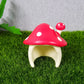 YEYILILINHONG Miniature Mushroom House ? Fairy Garden Resin Ornament Micro Landscape Molds for Tabletop Dollhouse Bonsai Garden Decor
