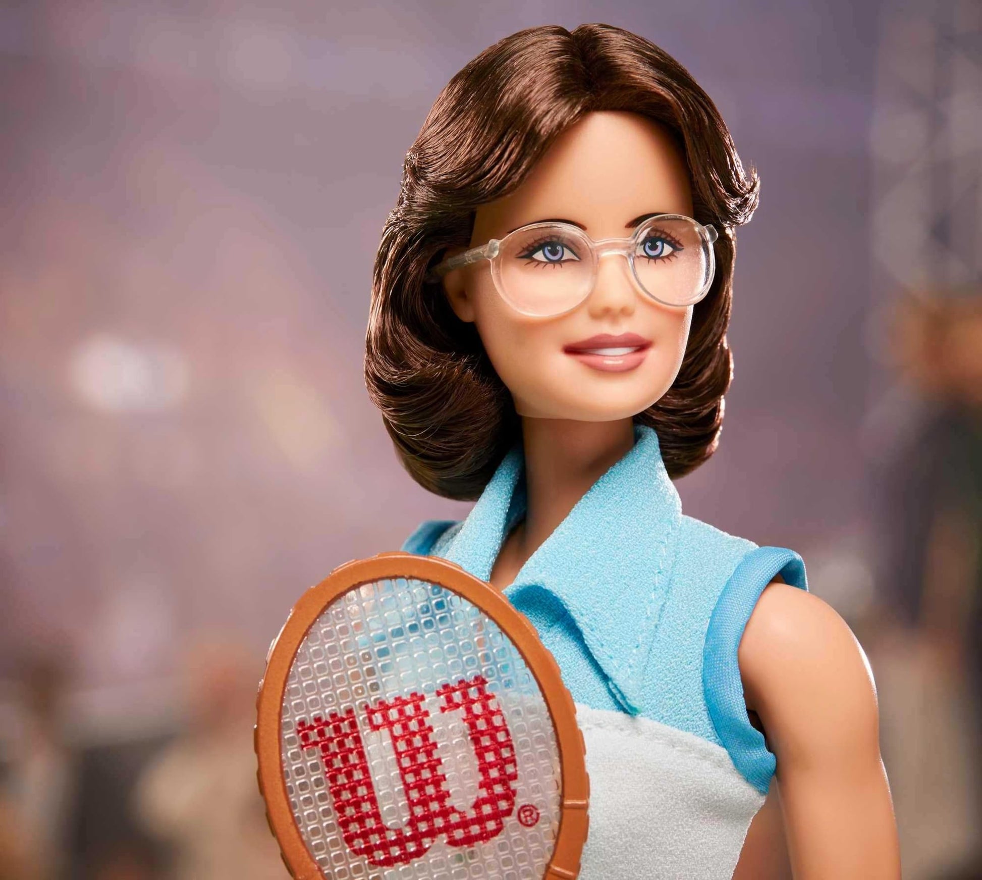 Barbie Inspiring Women Series Billie Jean King Collectible Doll, Approx. 12-in, Wearing Tennis Dress and Accessories, with Doll Stand and Certificate
