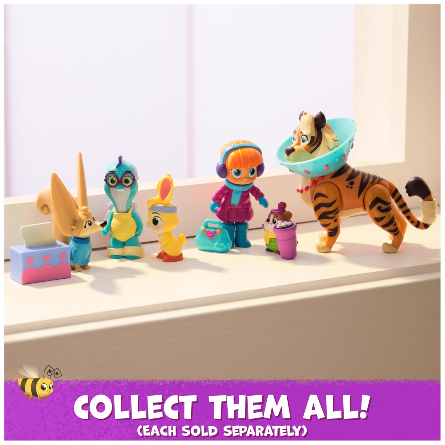 Vida the Vet, Feel Better Koa Pack with Koa Action Figure, a Cast and a Recovery Cone Accessory, Kids Toys for Girls & Boys Ages 3 and up