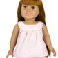 Springfield Collection by Fibre-Craft - Pink Pajamas with White Lace Trim - Fits All 18-Inch Dolls - Mix and Match! - For Ages 4 and Up