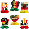 6 Packs Black History Month Party Supplies Honeycomb Centerpieces