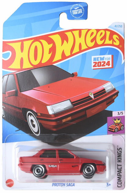 Mattel Hot Wheels Proton Saga, Compact Kings 3/5 [red] 41/250