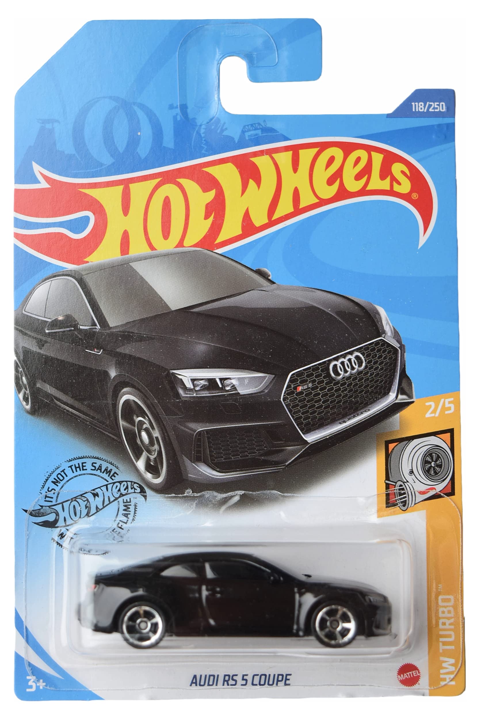 Hot Wheels Audi RS 5 Coupe, [Black] 118/250 Turbo 2/5