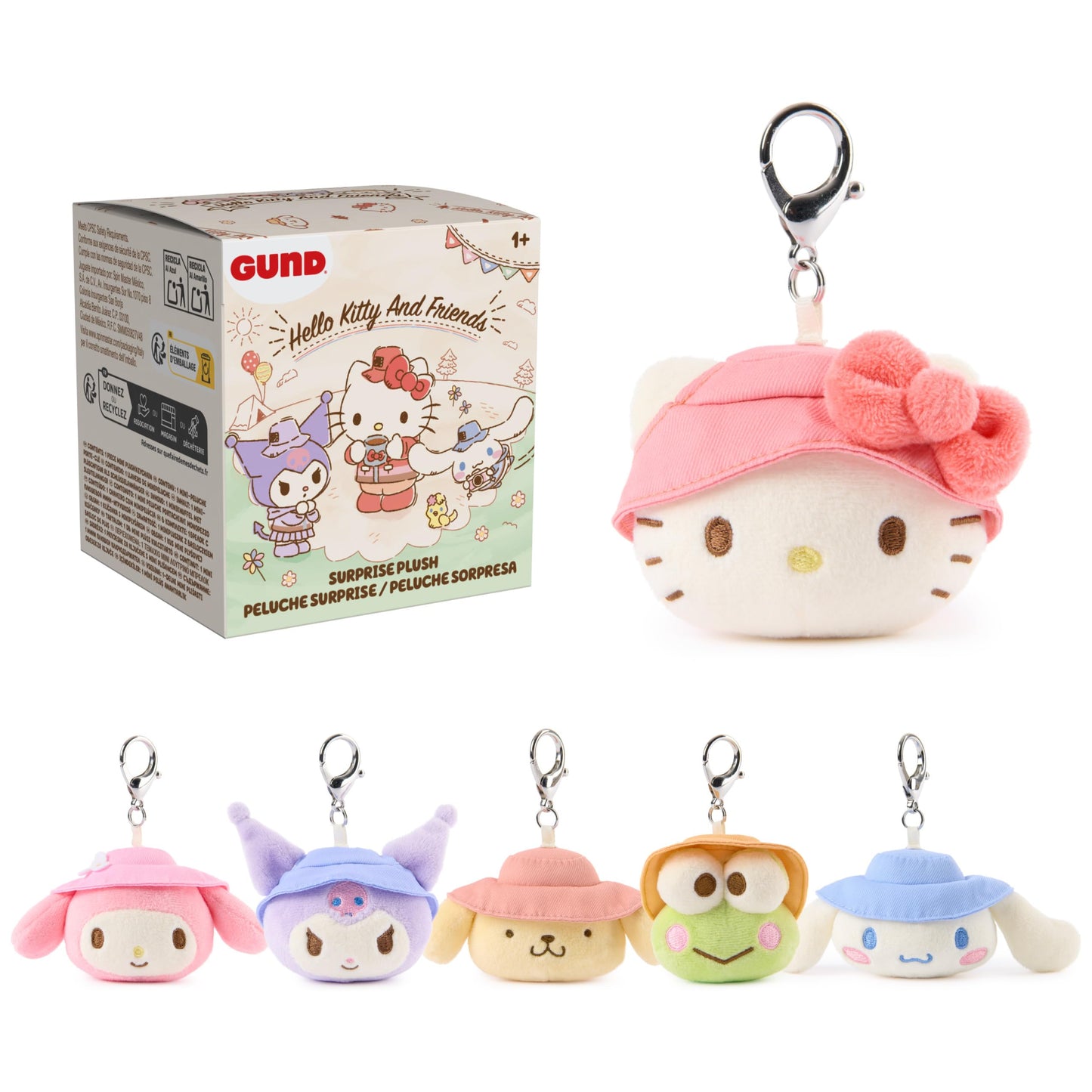 GUND Hello Kitty & Friends 3-Inch Surprise Camping Plush (1 of 6 Styles)