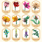 GoStock Flower Building Block Set, 13 Style Plant Bouquet Collection Toy, 887PCS Flowers Building Block Toy for Home Office Decor Adults Women Girls