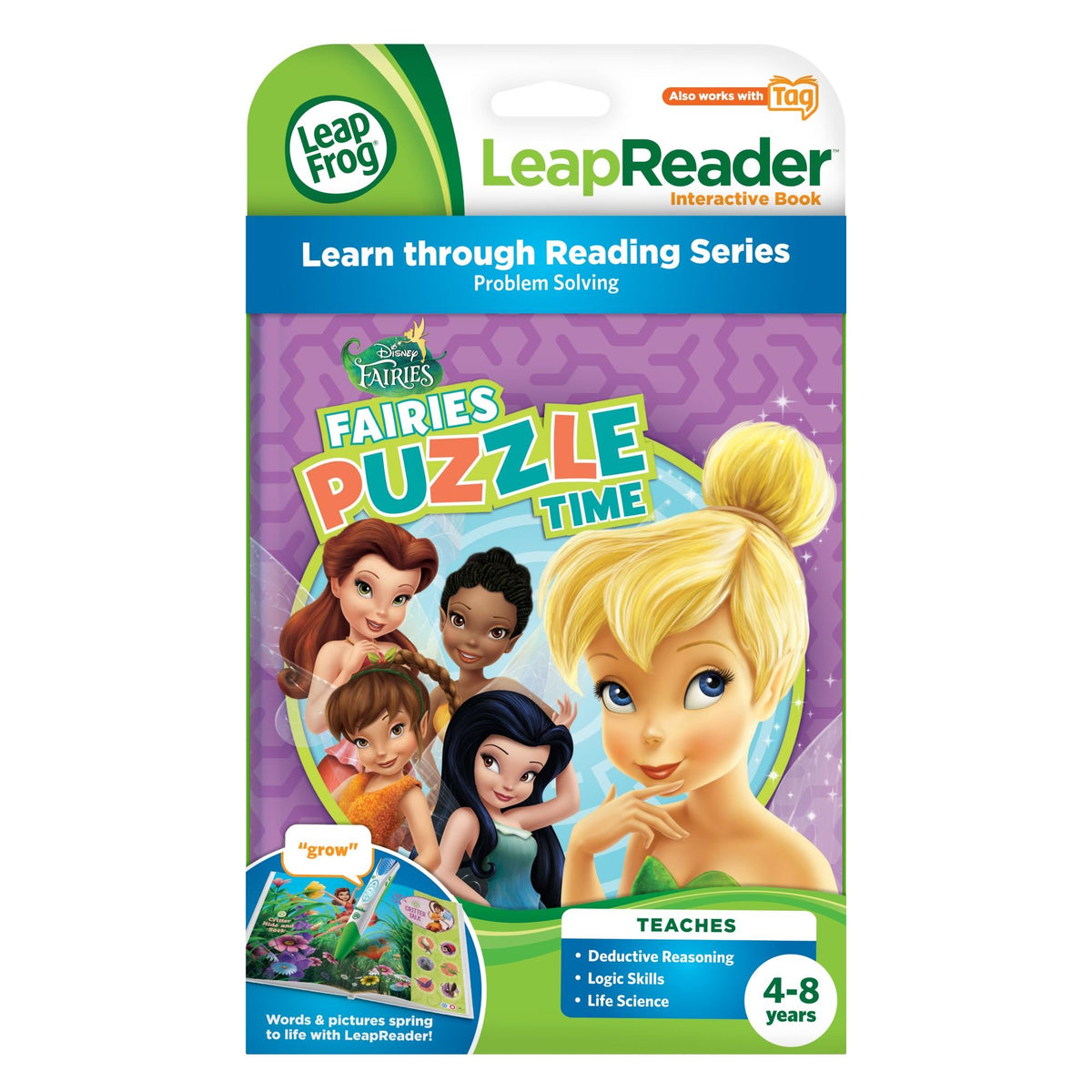 LeapFrog Tag Gamebook Disney Fairies: Puzzle Time