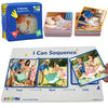 CHEFAN Sequencing Cards for Kids, Speech Therapy Sequence Game with Board, Preschool Kindergarten Storytelling Sentence Building Learning Activities