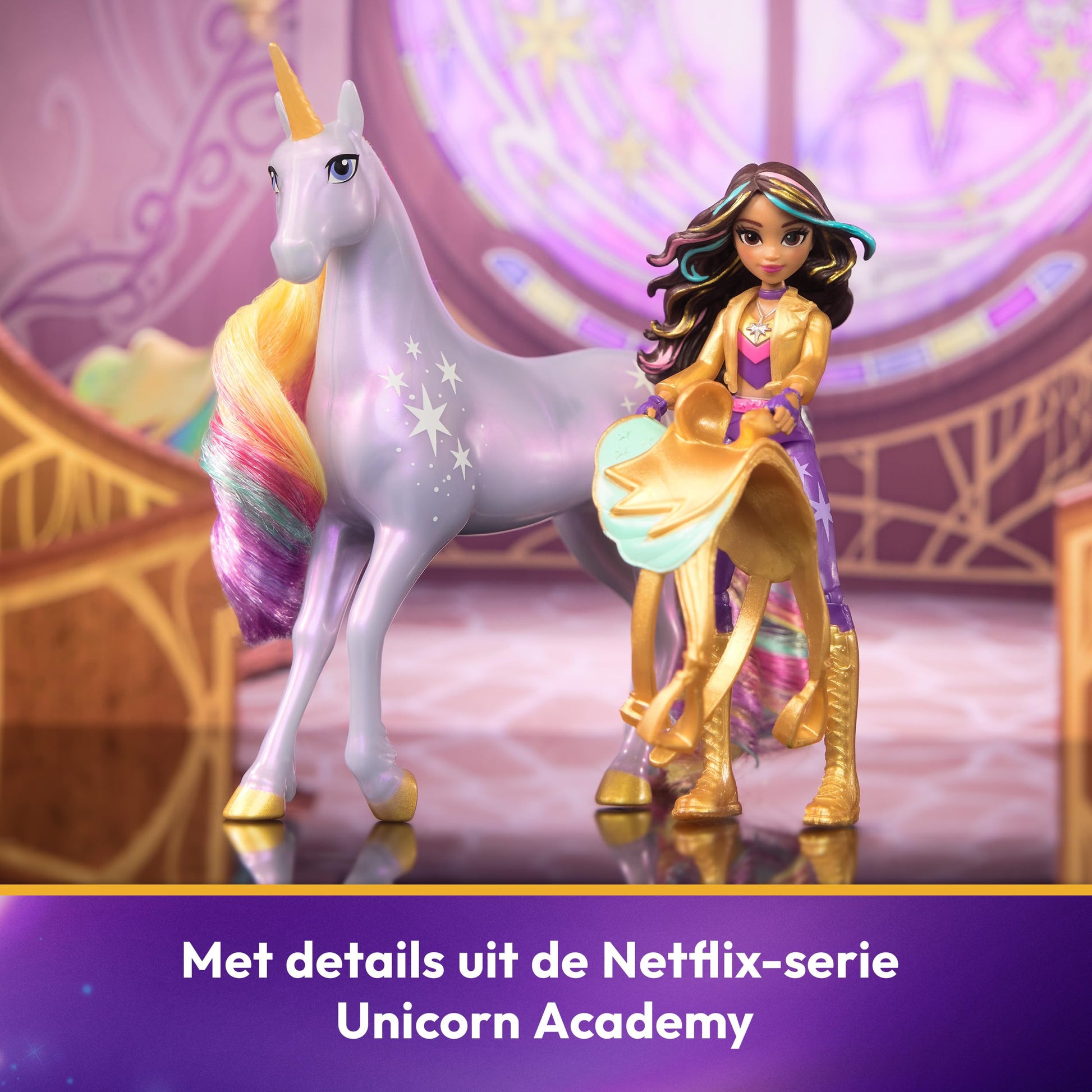 Unicorn Academy, Sophia & Wildstar with 2 Accessories & Hair Tool, Dolls & Unicorn Toys for Girls Ages 4 and up