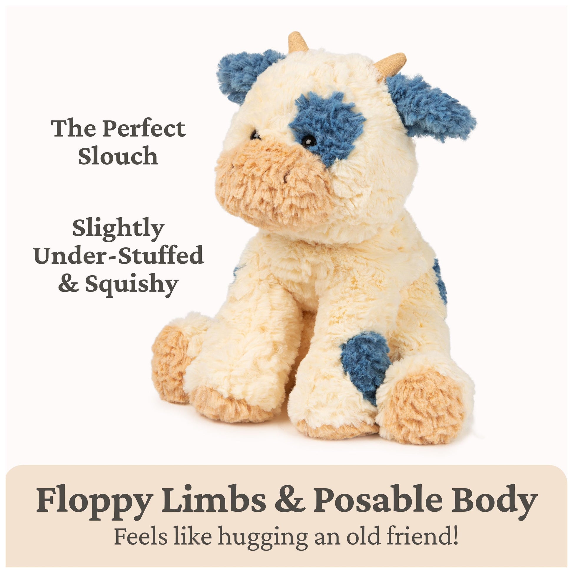 GUND Cozys Collection Cow 10-Inch Stuffed Animal Sensory Toy for Ages 0+