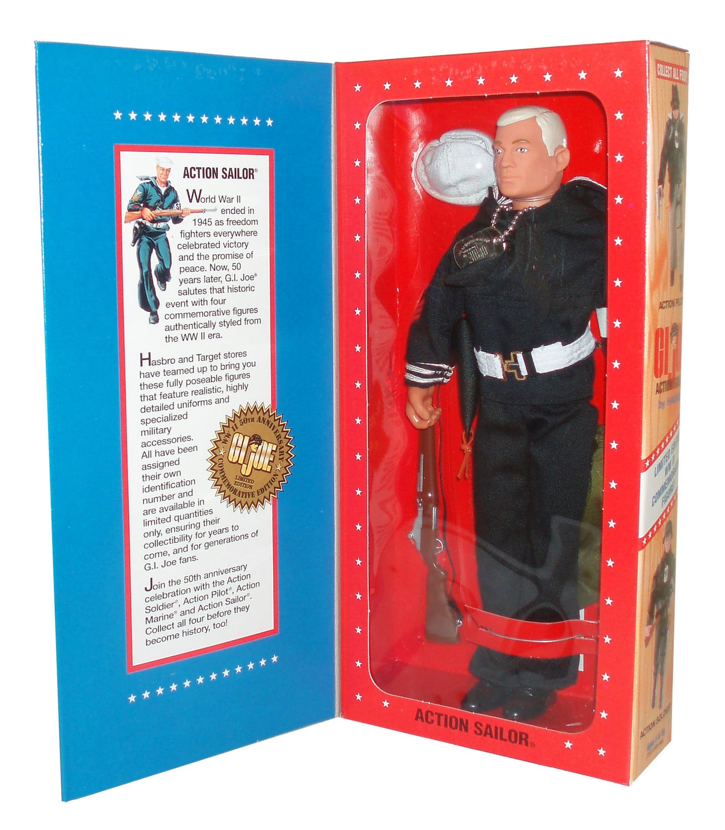 G.I. Joe World War II Action Sailor 1996 Limited Edition 50th Anniversary Commemorative Series 12 Inch Numbered Figure