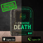I Choose Death Would-You-Rather Card Game for Adults - Glow-in-the-Dark Tombstone Box - What Would You Rather Do Party Game with 300 Scenario Cards