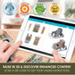 Wrebbit3D Château Frontenac 3D Puzzle | 865 Jigsaw Puzzle Pieces | Castles and Cathedrals Collection