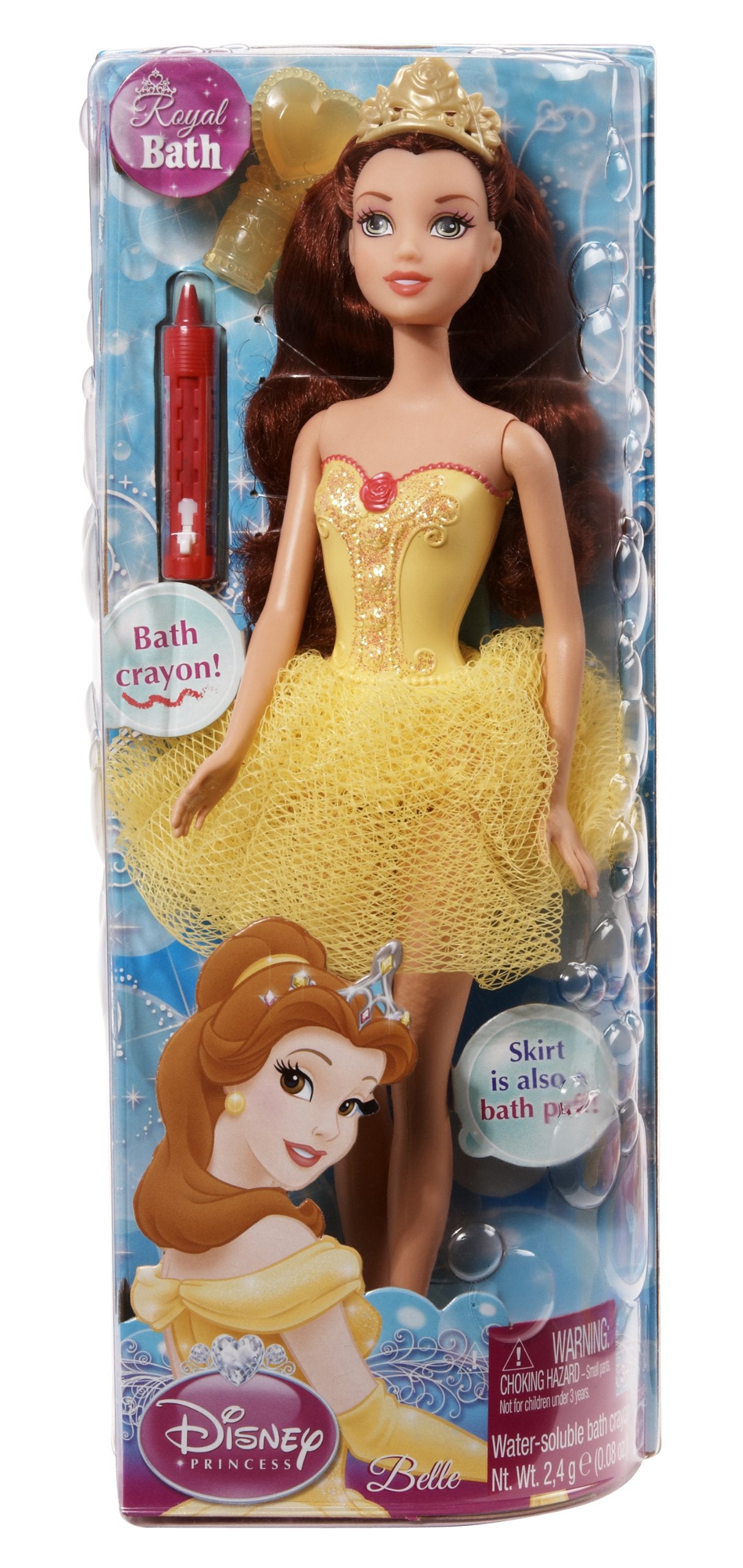 Disney Princess Bath Beauty Belle Doll