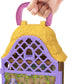 Mattel Disney Wish Micro Figure & Doll House Playset, Star & Valentino of Rosas Portable Set with Valentino the Goat & Star Figures & 10 Accessories,