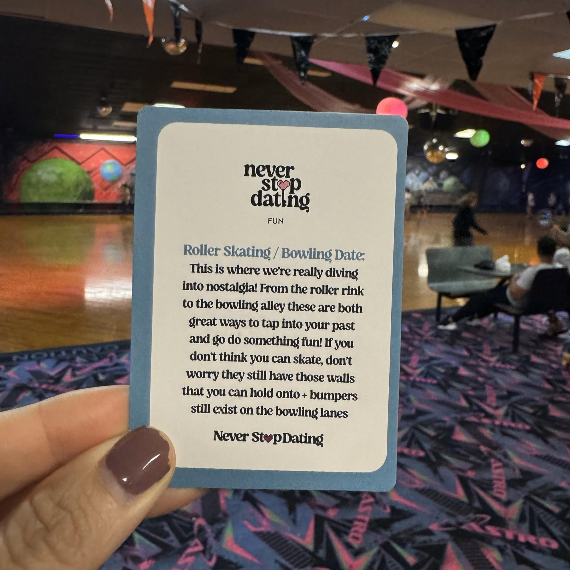 Never Stop Dating - The Ultimate Romantic Date Night Activity Game for Couples - Awesome Gift for Boyfriend, Girlfriend, Husband, Wife, Partner