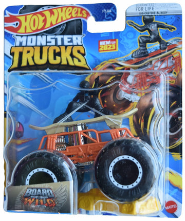 Hot Wheels Monster Trucks Board to be Wild, Freestyle Wreckers 1/11 Connect and Crash Car