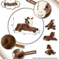 DolliBu Laying Brown Horse Stuffed Animal - Soft Huggable Brown Horse, Adorable Playtime Horse Plush Toy, Cute Farm Life Cuddle Gifts, Super Soft