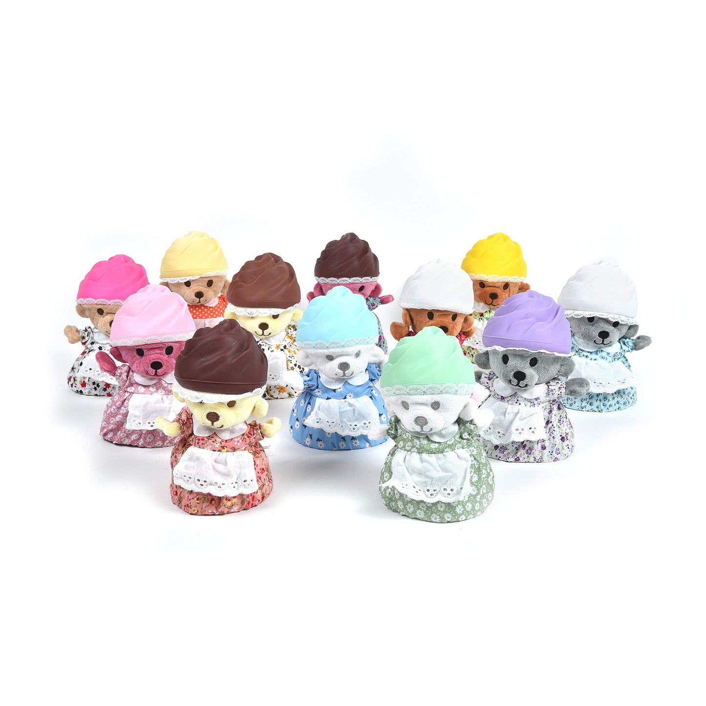 Sunny Days Entertainment Cupcake Bears Transforming Collectible Plush (Color & Style May Vary)