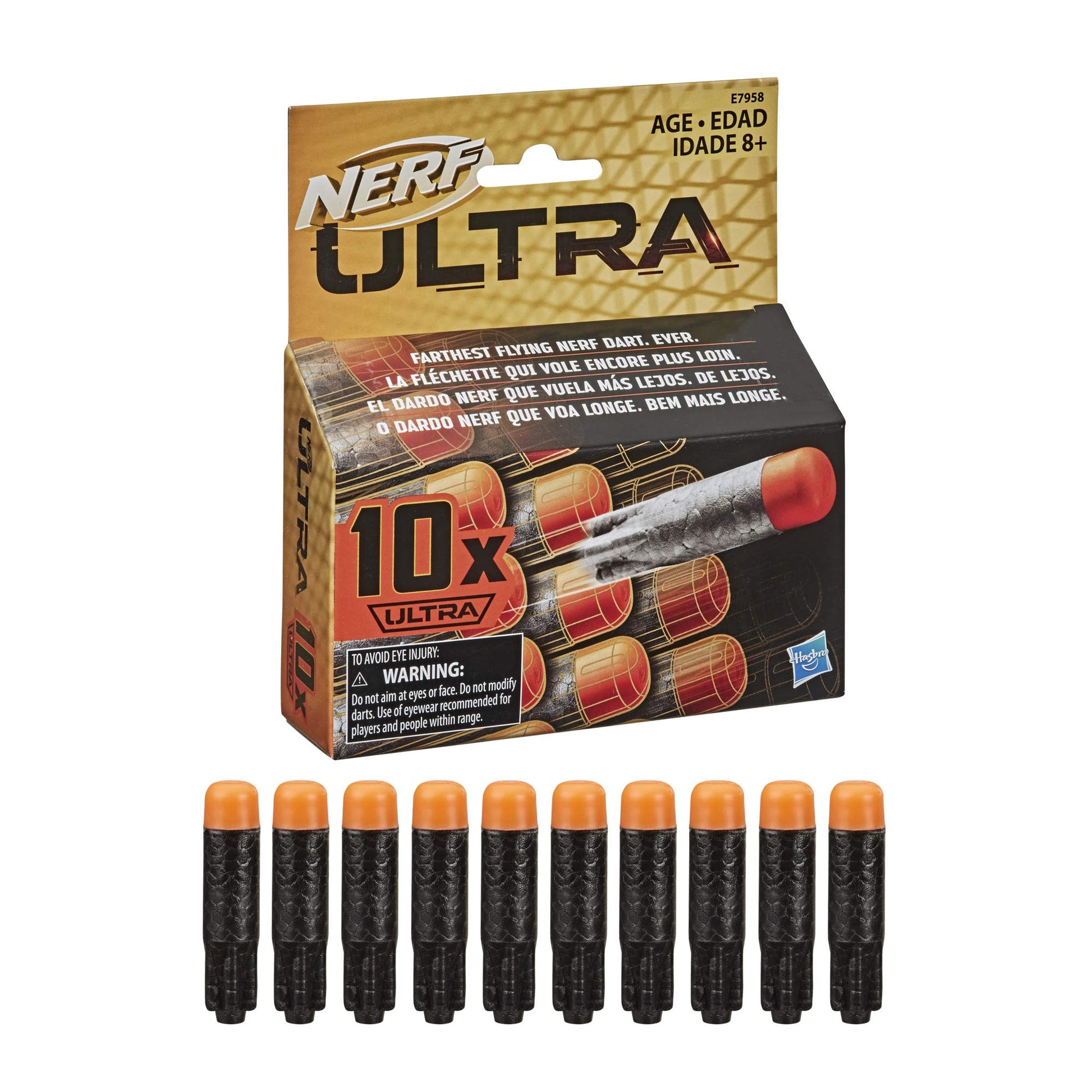 Nerf Ultra 10-Dart Refill Pack, The Ultimate in Dart Blasting, Compatible Only with Ultra Blasters [Multicolour]
