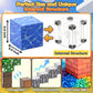 76PCS 0.8in Magnetic Blocks, Magnetic Tiles Kids Build Cubes?STEM Sensory Montessori Toys with Storage Bag, Build the 3D Forest World Set, Holiday