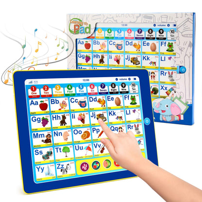6-in-1 Toddler Learning Tablet - No WiFi ABC/Numbers/Music Toy for Age 3-5