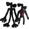 BELEJOYFOK 2PCS Siren Head Monster Double-Head Plush Toys (Black)