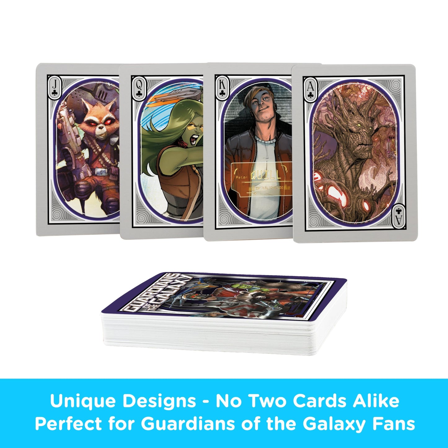 AQUARIUS Guardians of the Galaxy Nouveau Playing Cards - Guardians Comic Themed Deck of Cards for Your Favorite Card Games - Officially Licensed