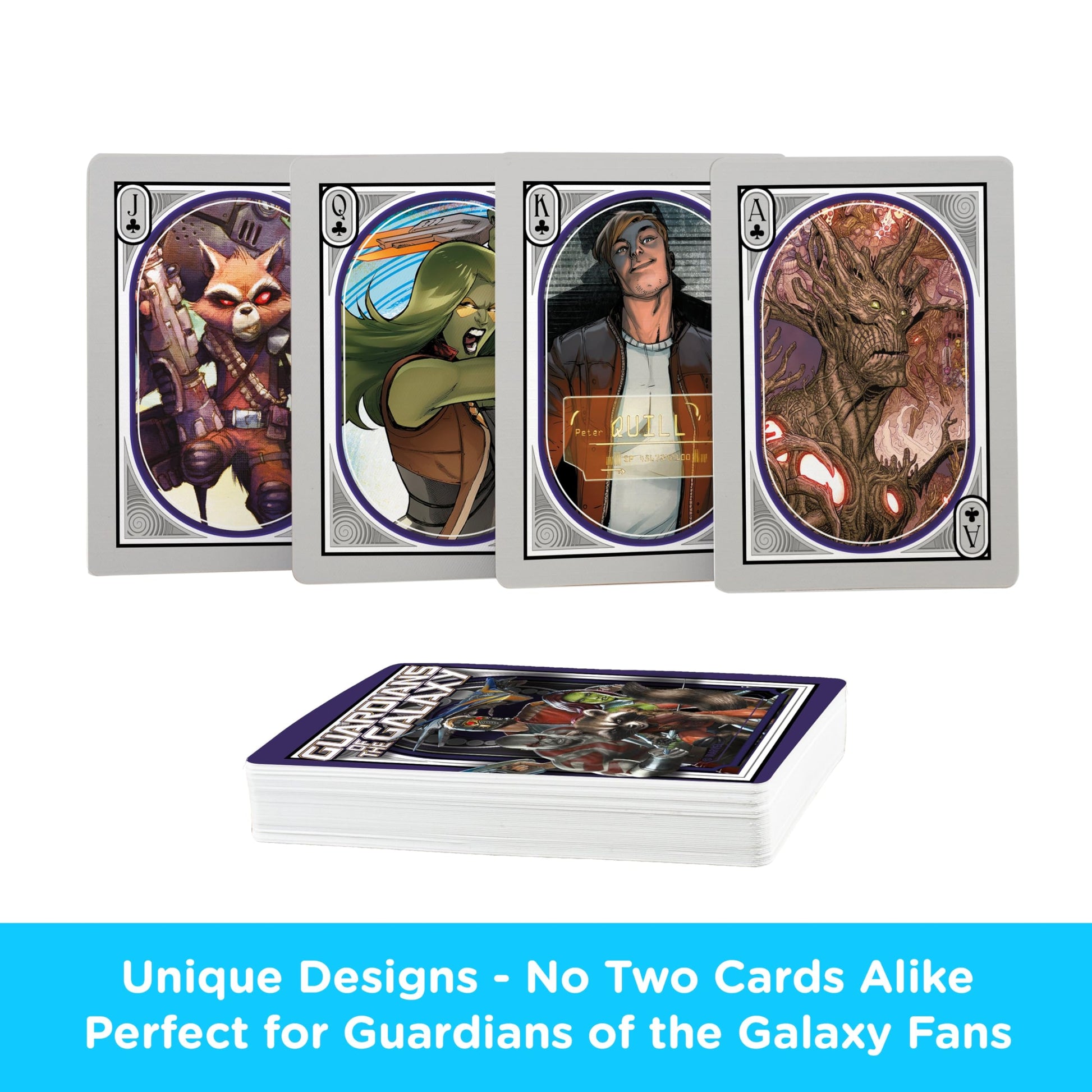 AQUARIUS Guardians of the Galaxy Nouveau Playing Cards - Guardians Comic Themed Deck of Cards for Your Favorite Card Games - Officially Licensed
