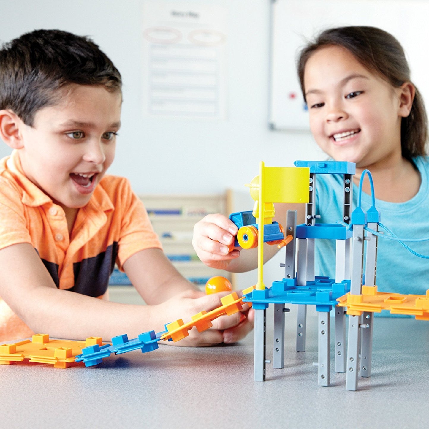 Learning Resources City Engineering & Design Building Set - Preschool Building Toys, STEM Toys for 5 Year Old, Kids Engineering Kit, STEM Gifts
