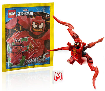 LEGO Super Heroes Marvel Spider-Man Minifigure - Carnage with Red Appendages (Limited Edition) 76173