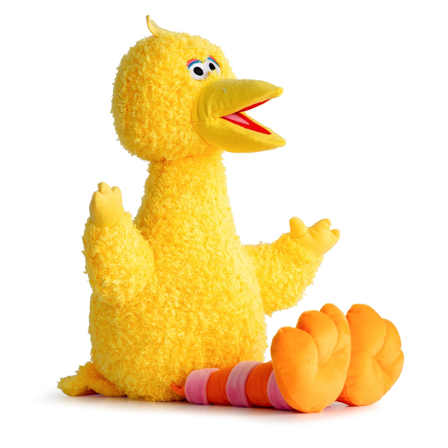 Jay Franco Sesame Street Plush Pillow Buddy - Soft Plushie Stuffed Pillow, 22 Inches, Yellow - Big Bird