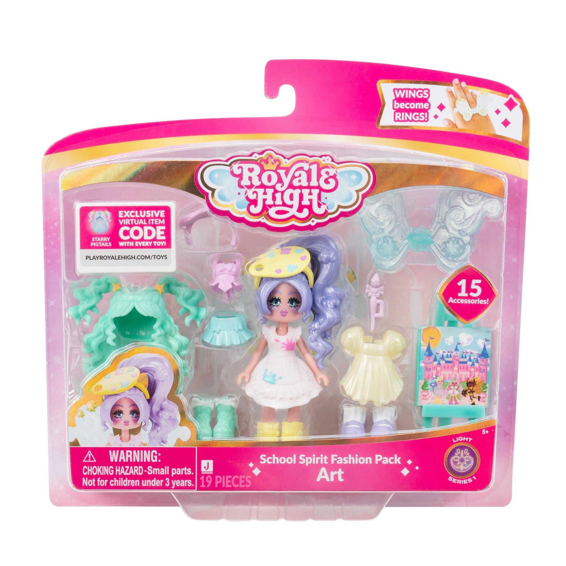 Royale High 3" School Spirit Fashion Pack: Art - Light Series 1