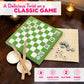 Project Genius: Sushi Checkers - Game & Sushi Making Set, Folding Bamboo Game Board, 24 Checkers & Chopsticks Set, Adults & Kids Ages 8+, 2 Players