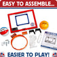 Pop-A-Shot Super Slam | Over the Door Mini Basketball Hoop Built for Dunks