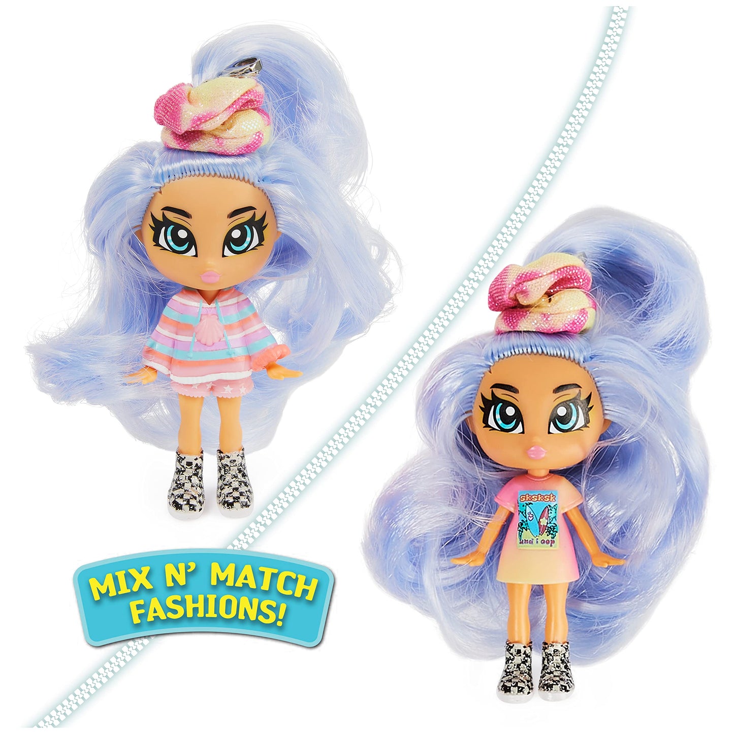 B Pack, Deluxe Reina Reef Collectible Doll and Playset with 11 Surprises, 3.5-inch, Kids Toys for Girls Ages 5 and Up