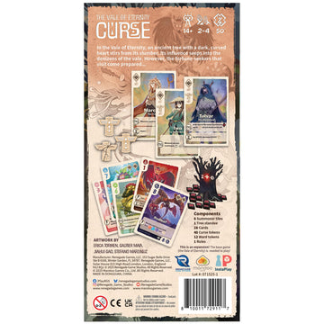 Renegade Game Studios Vale of Eternity Curse Expansion, Fantasy Board Game, Card Drafting, Asymmetric Abilities, 2-4 Players, Ages 14+