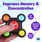 Point Games Memory Run - Electronic Memory Handheld Game with Lights - Competitive Maze Challenge Gameplay -Cognitive Developmental Brain Teaser