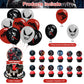 DZZK Venom 2 Party Decorations, Venom 2 Birthday Party Supplies - Includes Banner, Cake Toppers, Cupcake Toppers, Balloons, Stickers - Red, Cartoon