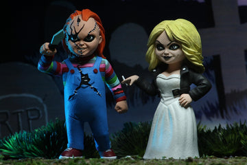 NECA 2-Pack Toony Terrors Action Figures, Chucky & Tiffany