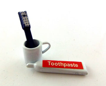 Dollhouse Miniature Toothbrush Set