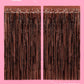xo, Fetti 2pk Brown Party Curtain | Espresso Martini Fringe Birthday Decor